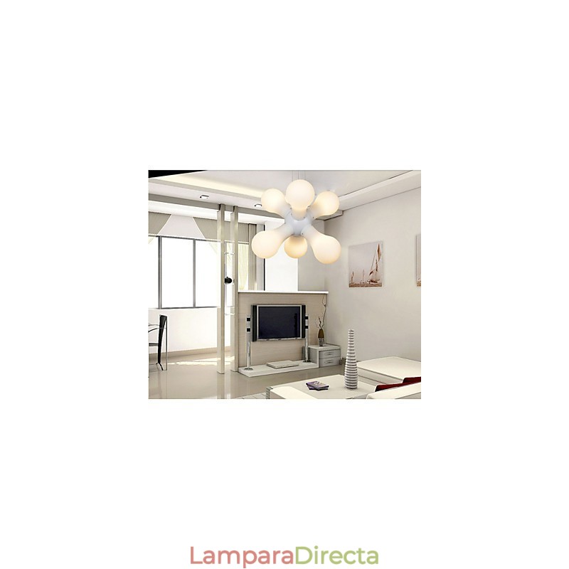 Lámpara colgante de cristal simple
