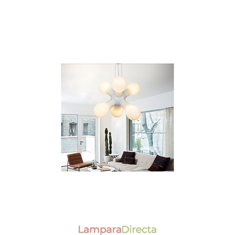 Lámpara colgante de cristal simple