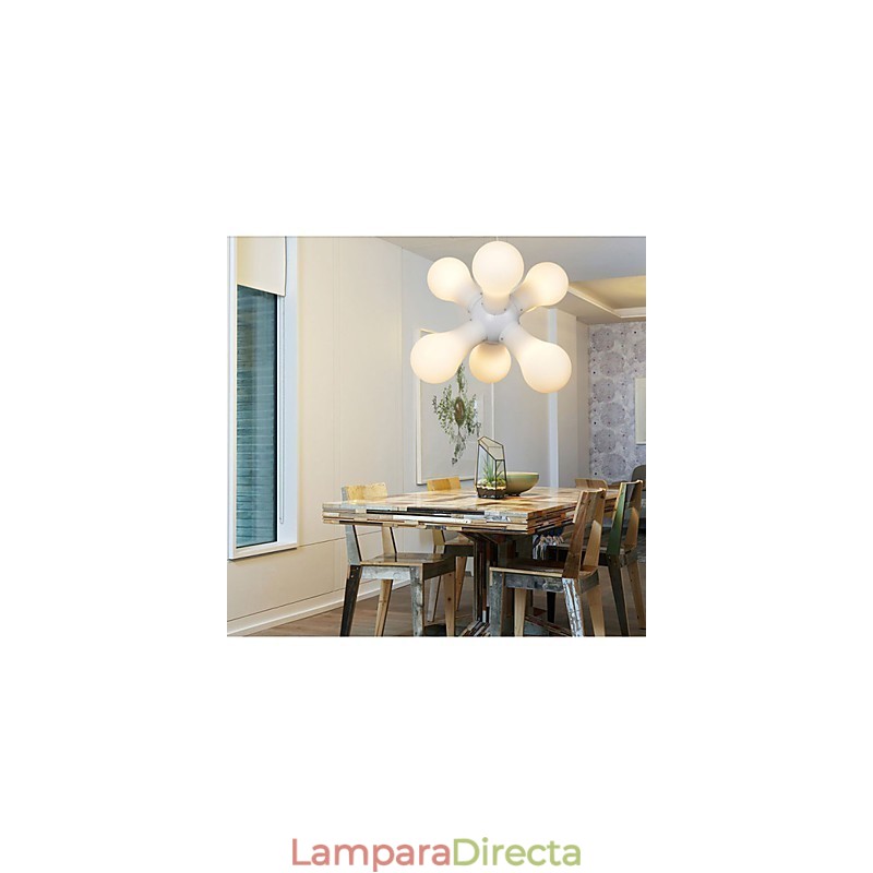 Lámpara colgante de cristal simple