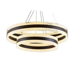 Lámpara colgante moderna de cristal de 120 W