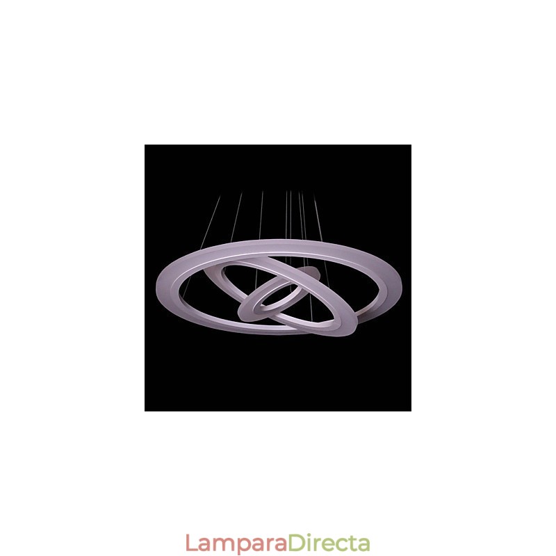 Lámpara colgante acrílica de 75 vatios con pintura contemporánea moderna