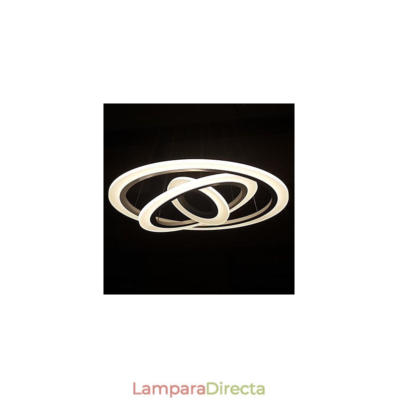Lámpara colgante acrílica de 75 vatios con pintura contemporánea moderna