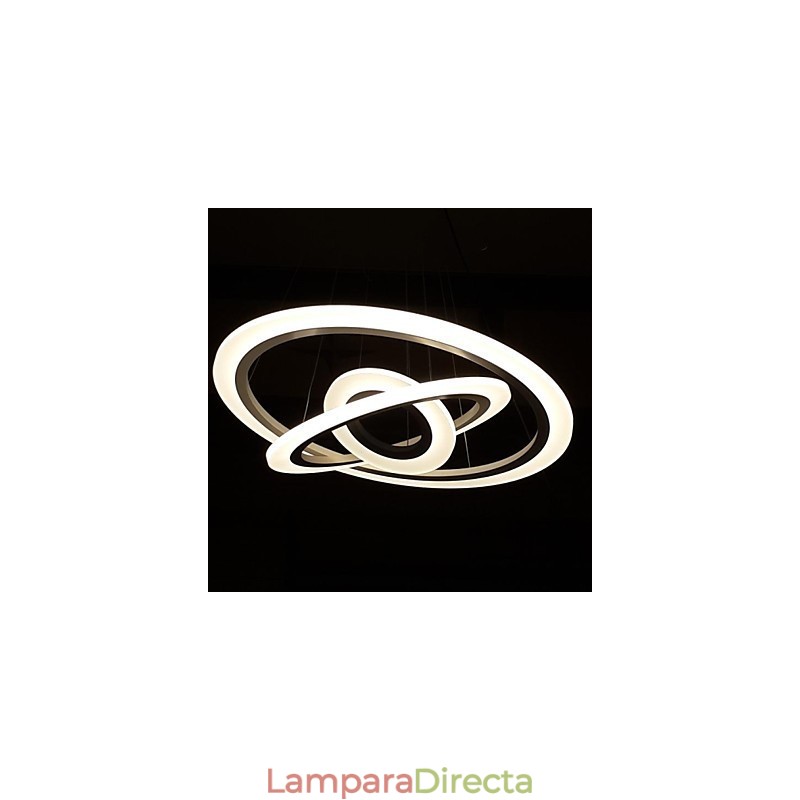 Lámpara colgante acrílica de 75 vatios con pintura contemporánea moderna