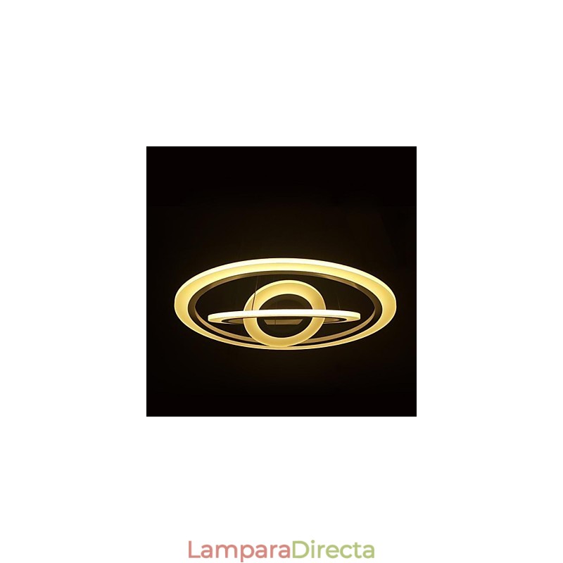 Lámpara colgante acrílica de 75 vatios con pintura contemporánea moderna