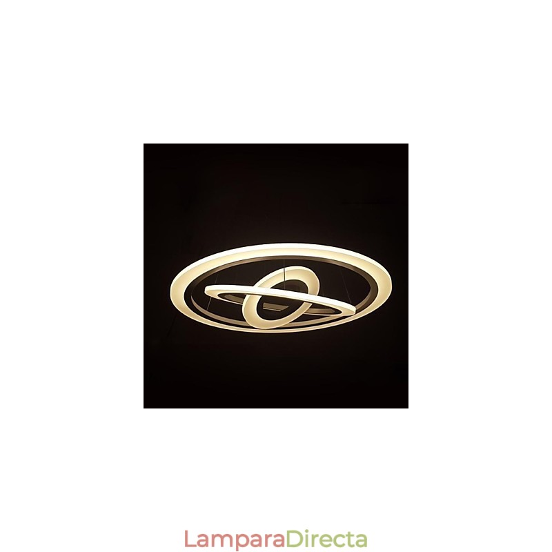 Lámpara colgante acrílica de 75 vatios con pintura contemporánea moderna