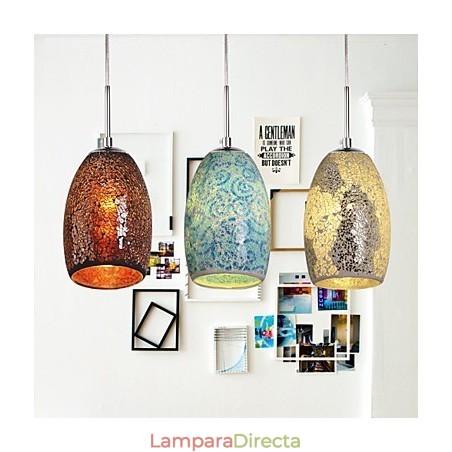 Lámpara colgante de metal con pintura vintage clásica tradicional Lámpara colgante de metal con pintura vintage clásica tradicional
