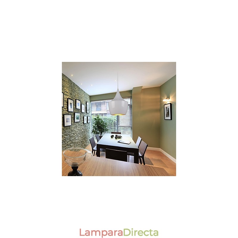 Lámpara colgante de metal con pintura rústica retro contemporánea moderna