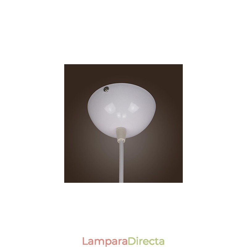 Lámpara colgante de metal con pintura rústica retro contemporánea moderna