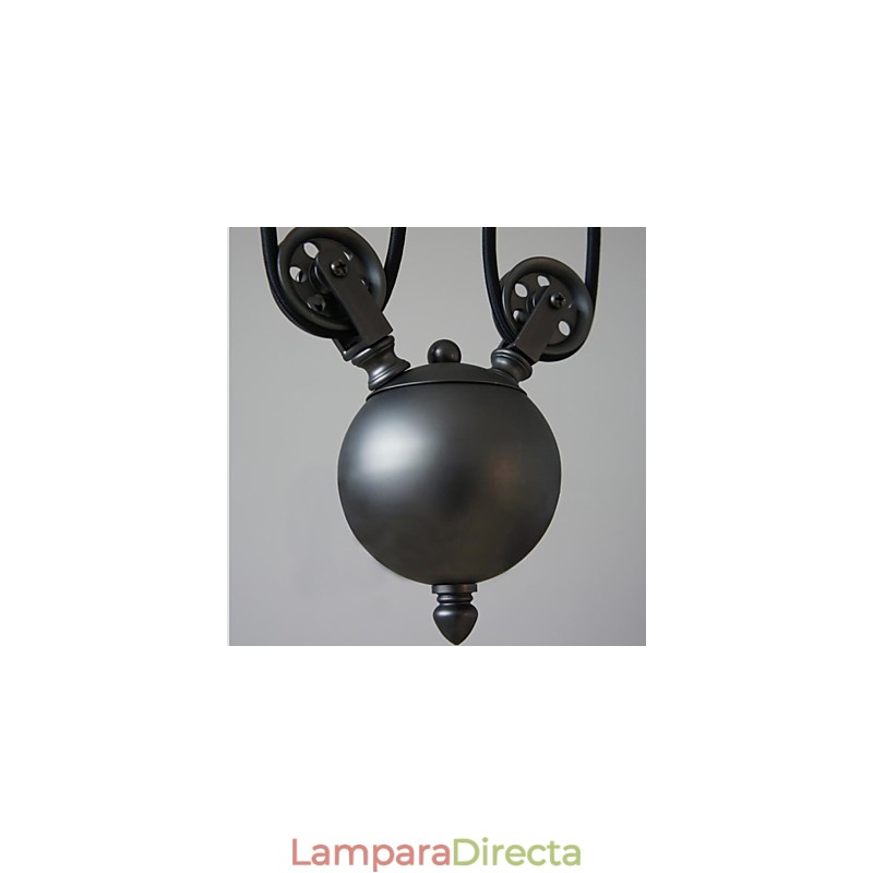 Lámparas colgantes vintage 3 luces ST64 Bombillas incluidas Sistema arriba y abajo
