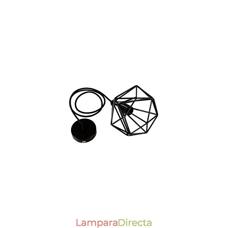 Lámpara colgante de metal con pintura estilo mini retro para garaje