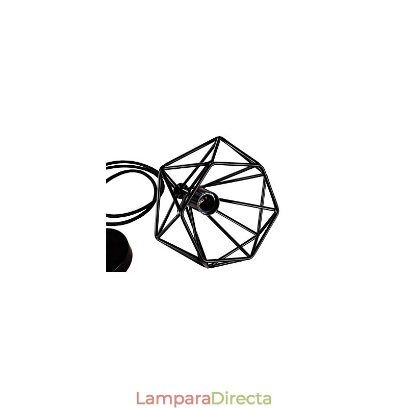 Lámpara colgante de metal con pintura estilo mini retro para garaje