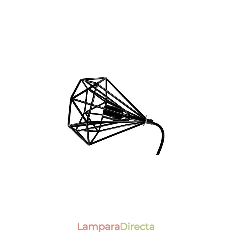 Lámpara colgante de metal con pintura estilo mini retro para garaje