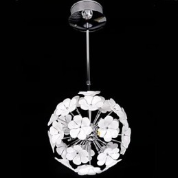 Lámpara de araña cálida de las tiendas de flores de bolas de cristal