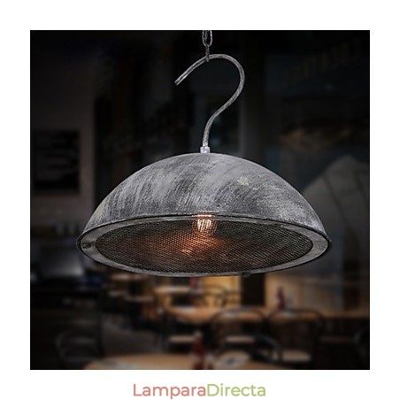 Lámpara de araña de hierro forjado negro con pantalla de tapa de cafetería industrial Lámpara de araña de hierro forjado negro con pantalla de tapa de cafetería industrial