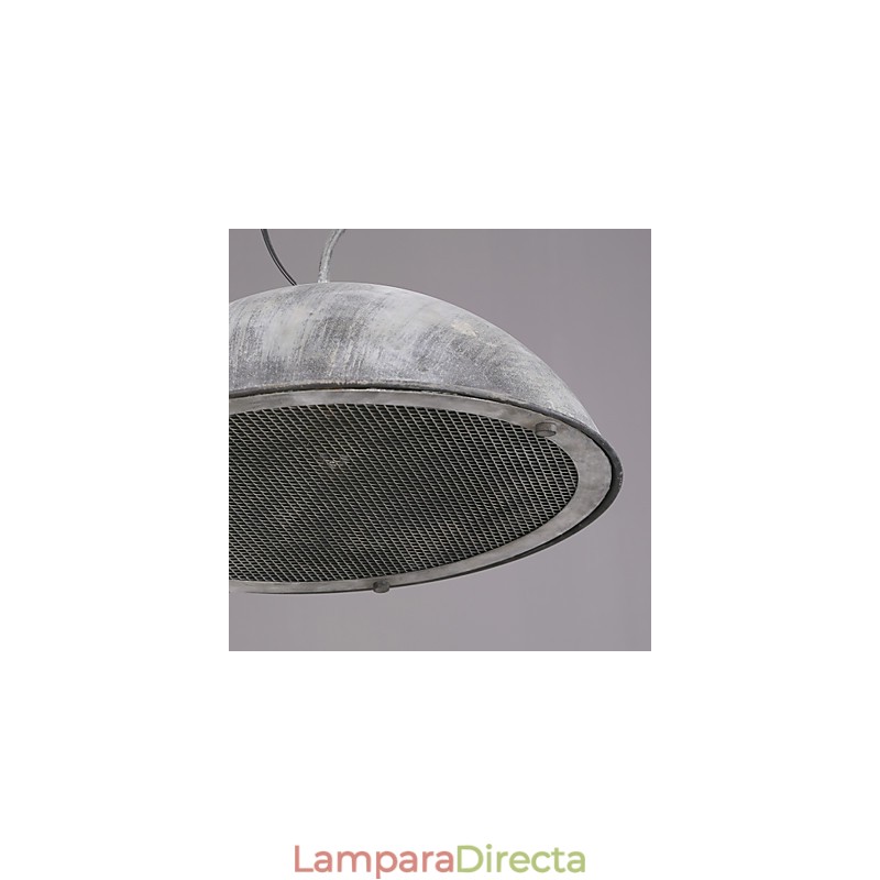 Lámpara de araña de hierro forjado negro con pantalla de tapa de cafetería industrial