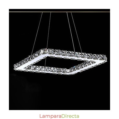 Lámpara de araña moderna contemporánea de metal galvanizado con cristal Lámpara de araña moderna contemporánea de metal galvanizado con cristal