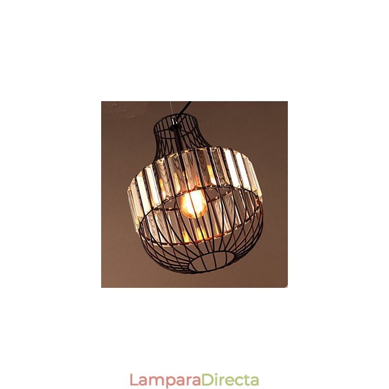 Colgante de cristal con diseño de moda italiano