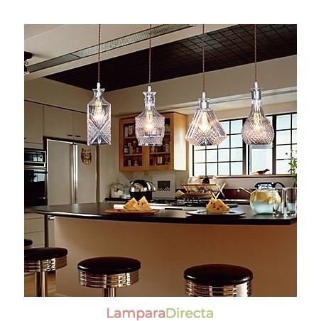 Lámpara colgante de metal estilo isla, moderna, contemporánea, tradicional, clásica y vintage, de 40 W x 4 Lámpara colgante de metal estilo isla, moderna, contemporánea, tradicional, clásica y vintage, de 40 W x 4