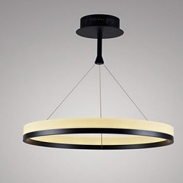 Lámpara colgante moderna redonda blanca de 4 luces