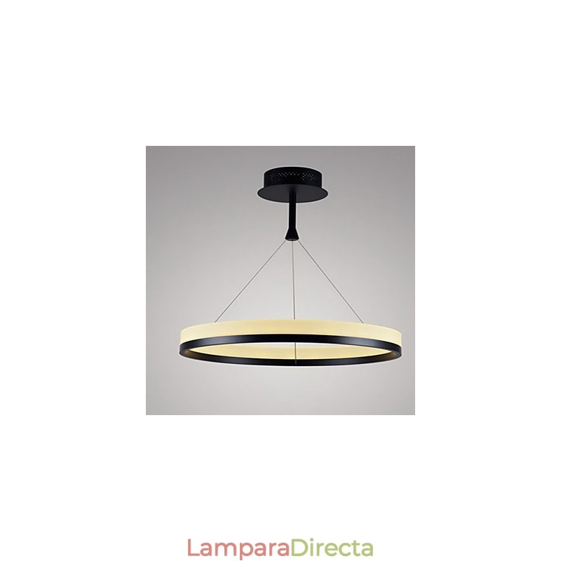Lámpara colgante moderna redonda blanca de 4 luces