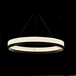 Lámpara colgante moderna redonda blanca de 4 luces