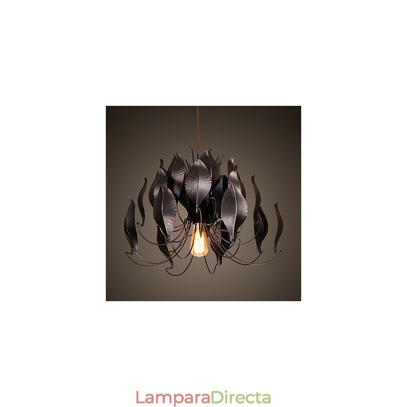 Lámparas de techo de metal clásicas retro, lámparas colgantes sencillas, lámpara colgante de cafetería