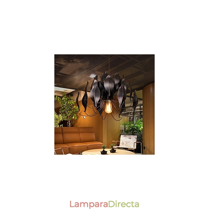 Lámparas de techo de metal clásicas retro, lámparas colgantes sencillas, lámpara colgante de cafetería