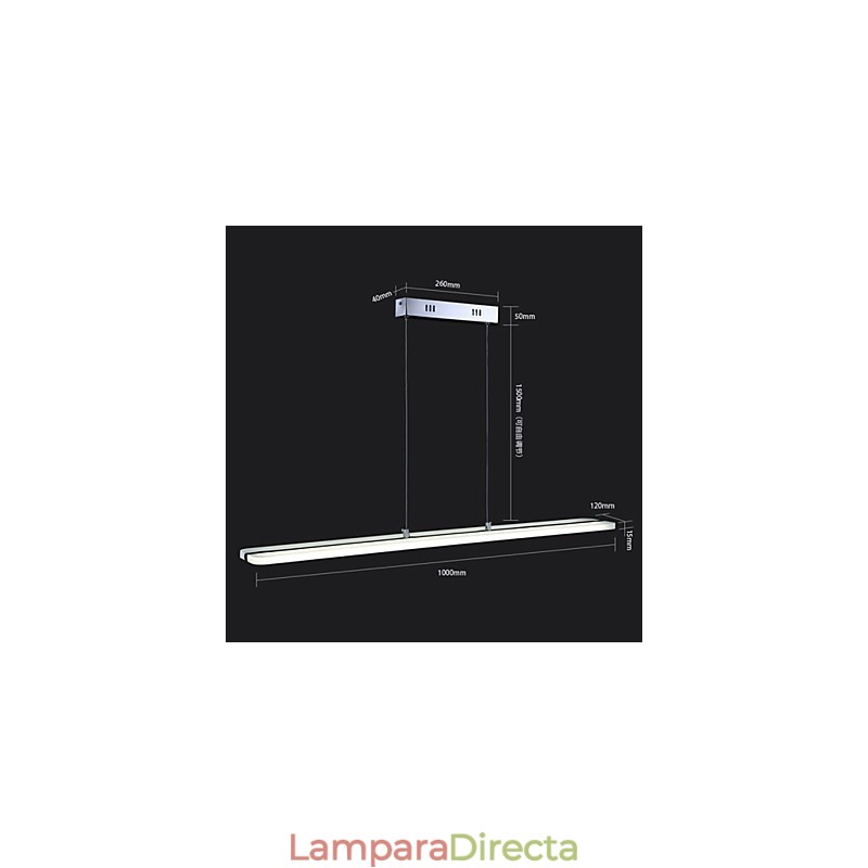 Lámparas de araña colgantes de acrílico con accesorios de iluminación