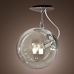 Lámpara colgante anodizada estilo mini globo contemporáneo moderno