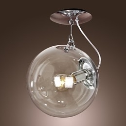 Lámpara colgante anodizada estilo mini globo contemporáneo moderno