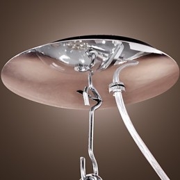 Lámpara colgante anodizada estilo mini globo contemporáneo moderno