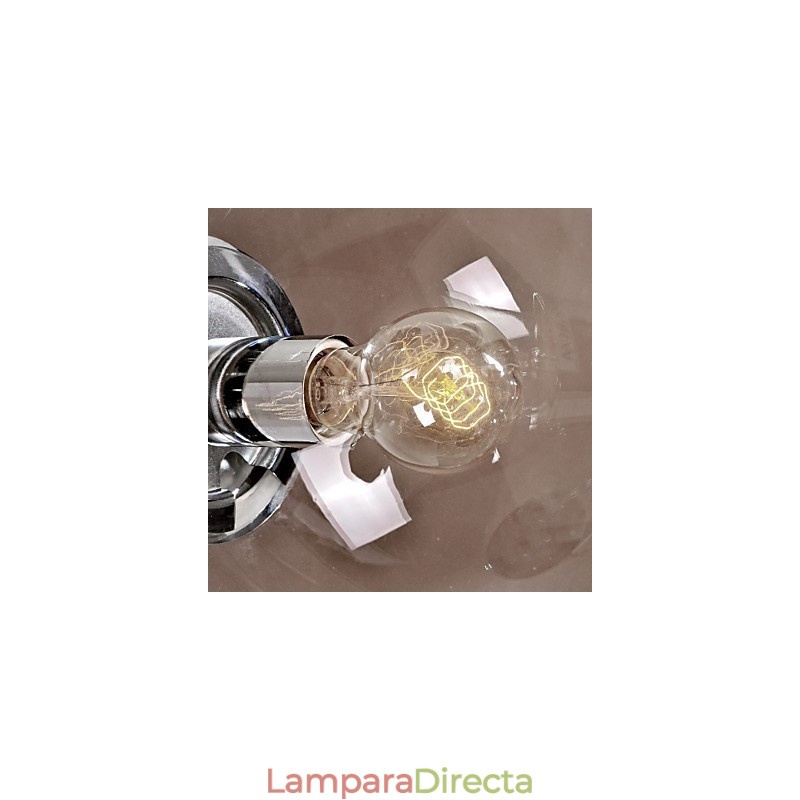 Lámpara colgante anodizada estilo mini globo contemporáneo moderno