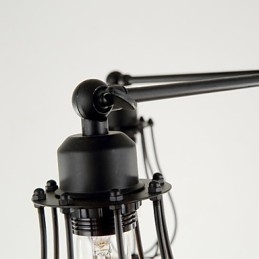 Lámparas colgantes tradicionales clásicas rústicas estilo cabaña retro de metal, 5 luces