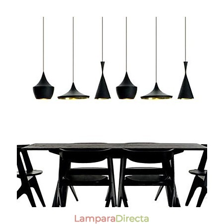 Lámpara colgante de metal con pintura estilo mini Lámpara colgante de metal con pintura estilo mini