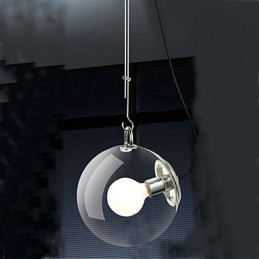 Lámpara colgante mini de estilo globo clásico tradicional