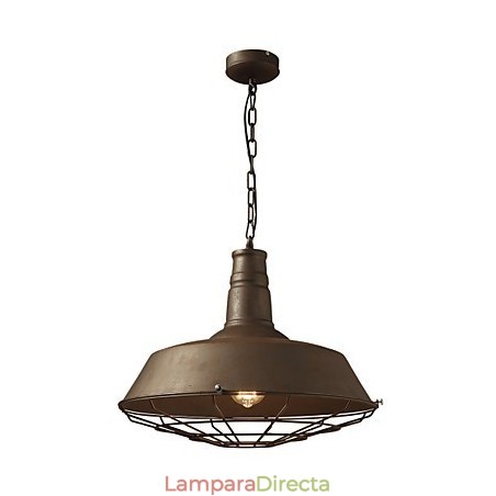 Lámpara colgante retro de 1 luz con pantalla de metal antiguo. Tienda. Lámpara colgante retro de 1 luz con pantalla de metal antiguo. Tienda.