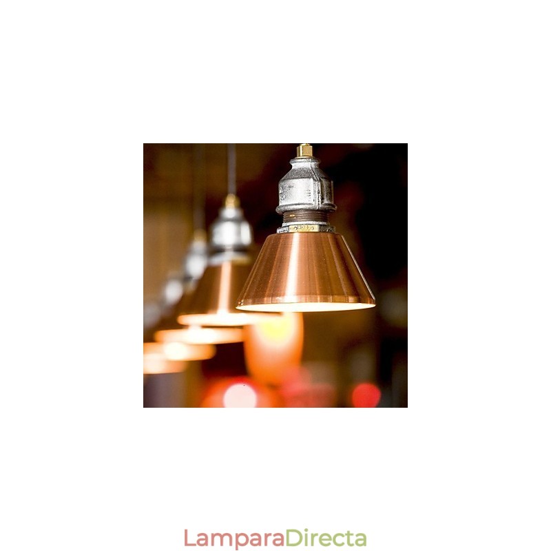 Lámpara colgante de metal estilo campestre vintage