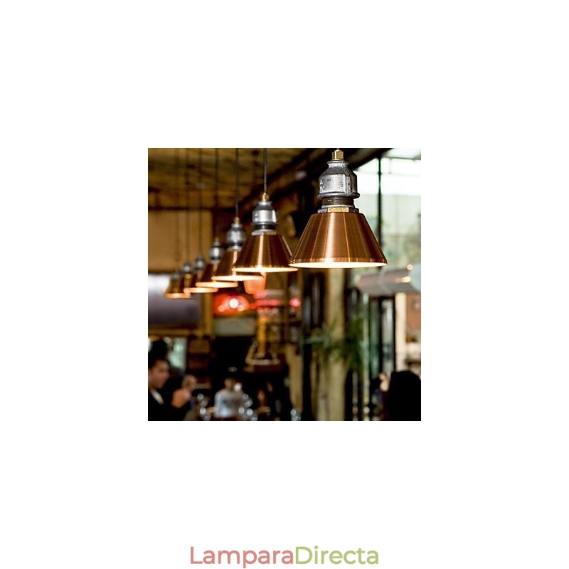 Lámpara colgante de metal estilo campestre vintage