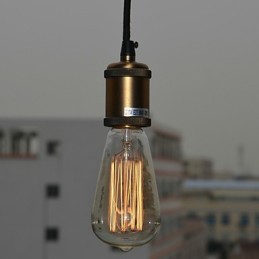 Lámpara colgante galvanizada de estilo mini vintage clásico tradicional