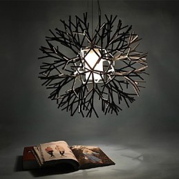 Lámpara colgante de metal contemporánea moderna