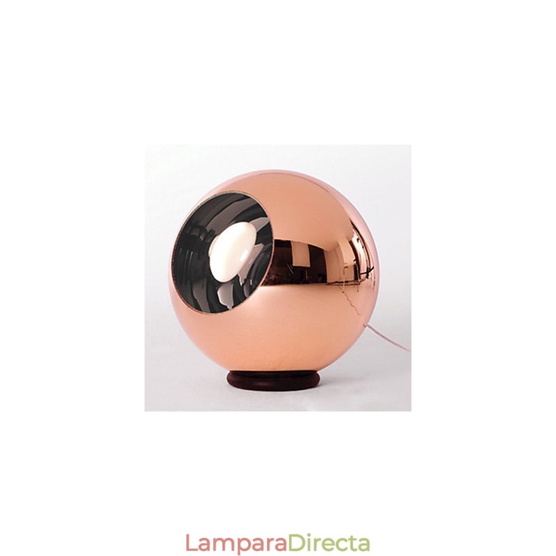 Lámpara colgante de bola de galvanoplastia nórdica retro creativa y sencilla de vidrio