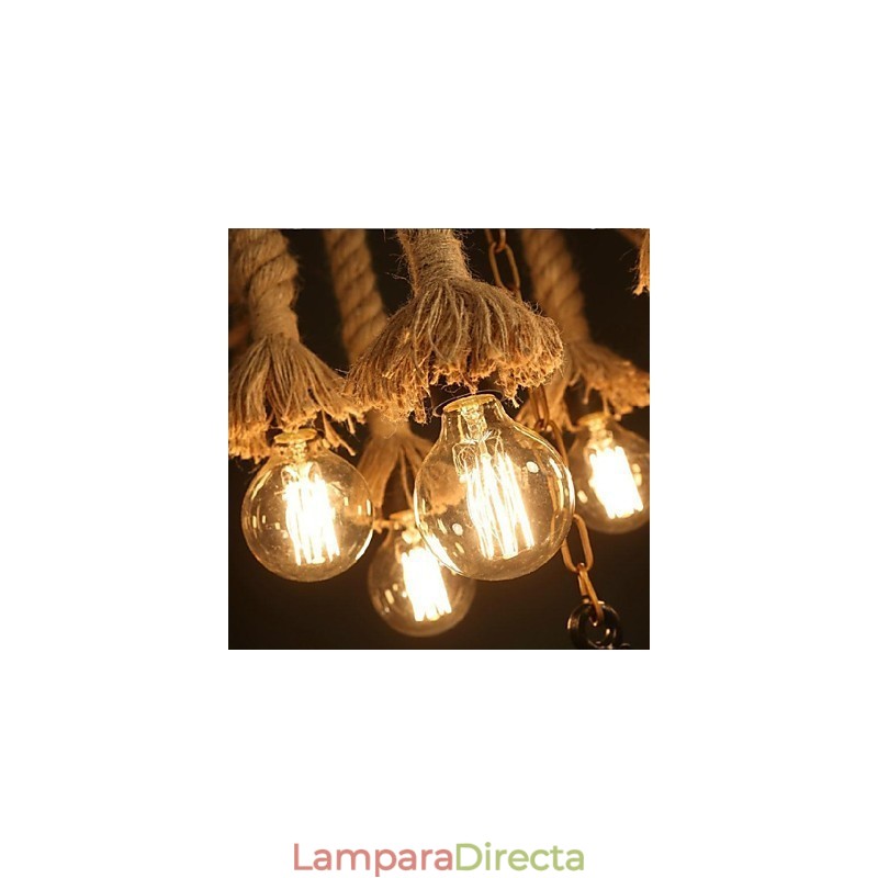 Lámpara colgante de plástico con pintura vintage