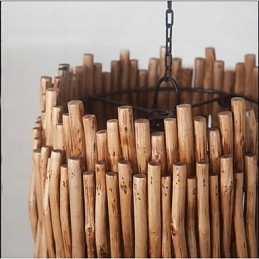 Rama de madera maciza