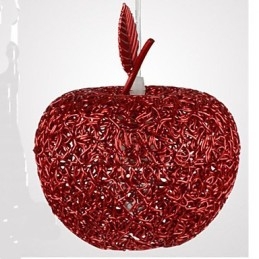 Lámpara de araña de aluminio tejido con siete luces Apple