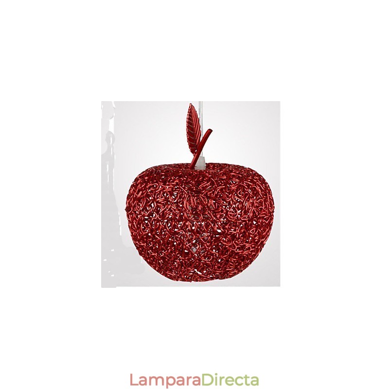Lámpara de araña de aluminio tejido con siete luces Apple