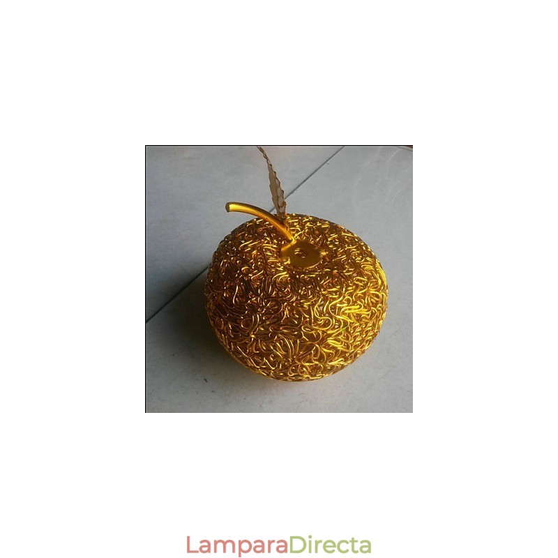 Lámpara de araña de aluminio tejido con siete luces Apple