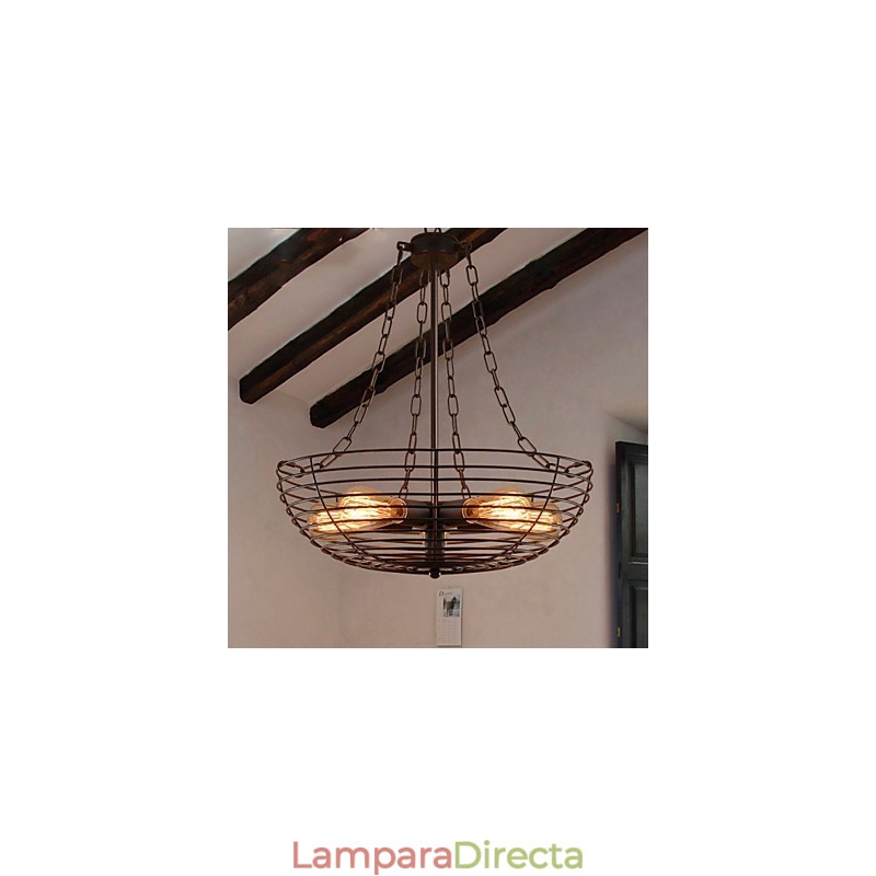 Lámparas de techo de metal clásicas retro, lámparas colgantes sencillas, lámpara colgante de cafetería