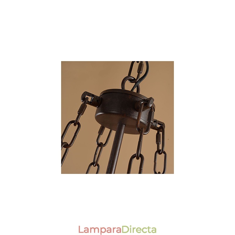 Lámparas de techo de metal clásicas retro, lámparas colgantes sencillas, lámpara colgante de cafetería