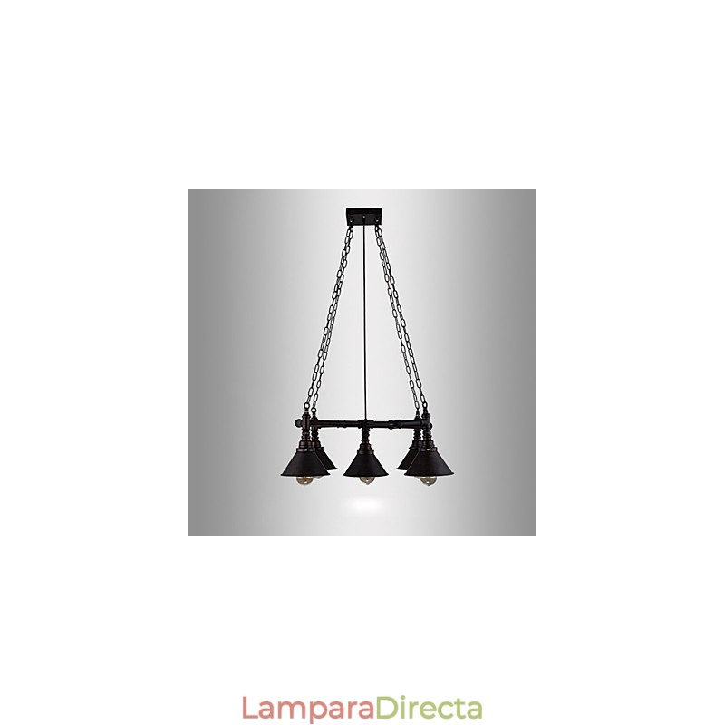 Lámparas de techo de metal clásicas retro, lámparas colgantes sencillas, lámpara colgante de cafetería