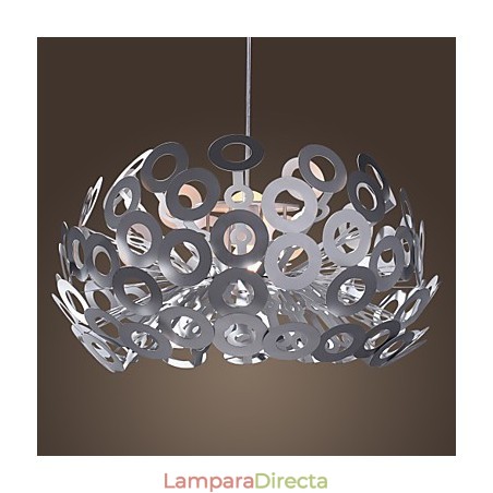 Lámpara colgante moderna con pantalla circular destacada Lámpara colgante moderna con pantalla circular destacada